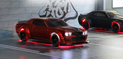 Turbo Racing C75 1:76 Scale Mini RC Car Full Proportional RTR 2.4GHz RC Transmitter - Remote Control RC Cars Toy Vehicle for Adult (HELIDIRECT) (Red) - color: Red