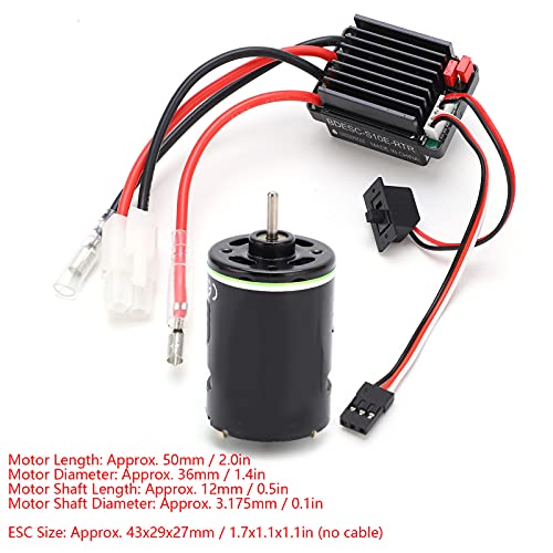 Generic 540 Brushed Motor 320A ESC Combo Set High Low Noise for RC Crawler Drift Cars Durable Long Life (45T) - size: 45T