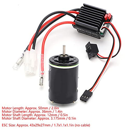 Generic 540 Brushed Motor 320A ESC Combo Set High Low Noise for RC Crawler Drift Cars Durable Long Life (45T) - size: 45T