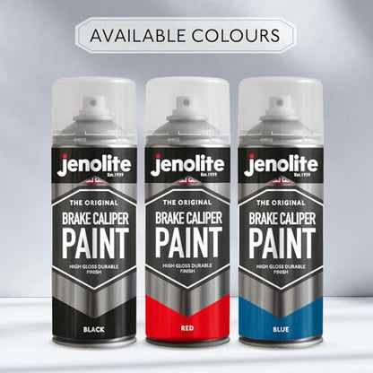 JENOLITE Brake Caliper Paint Aerosol, Yellow 1x13.5oz | Brake Caliper Paint, Durable High Gloss Finish High Heat Spray Paint, Restore - color: Yellow