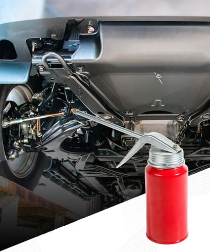 2PCS Oil Can,Car Accessories Oil Can Pump Oiler with Spout,Hand Pump Gun Oiler Spray Cans,Automotive Replacement Engine Oils Pumps,Used in Bicycles,Motorcycles,Automobiles,and Other Industries