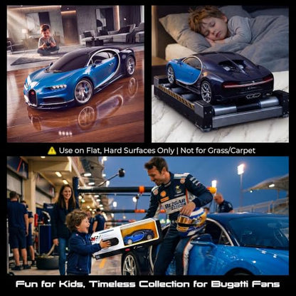 BEZGAR 1:24 Official Licensed Bugatti Chiron Remote Control Car | Official Bugatti Toy Car replica,2.4G stable signal,rubber racing tires,ideal toy for boys ages 4-7, 8-12 and adults - color: Bugatti-1:24 Bugatti Chiron