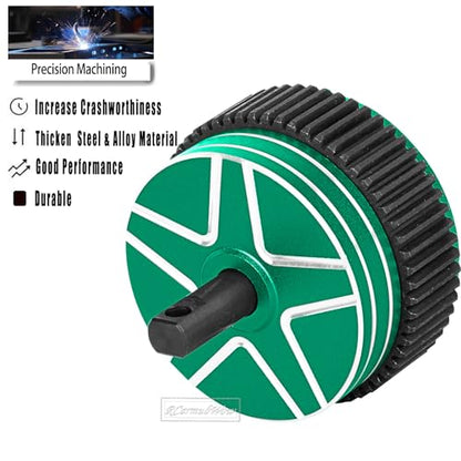 RC Gear Differential Upgrades Part for 1/10 Slash 2WD(VXL)/Stampede 2WD(VXL)/Bandit 2WD(VXL)/Rustler 2WD,Harden Steel w/Alloy Differential Transmissions,Replace #2388X,Green - color: Green(for 2wd)