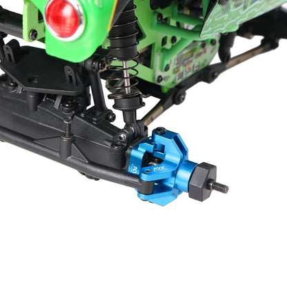 KYX Racing Aluminum Spindle Carrier Set Black Upgrades Parts Accessories for 1/18 RC Car LOSI Mini LMT 4X4 Monster Truck