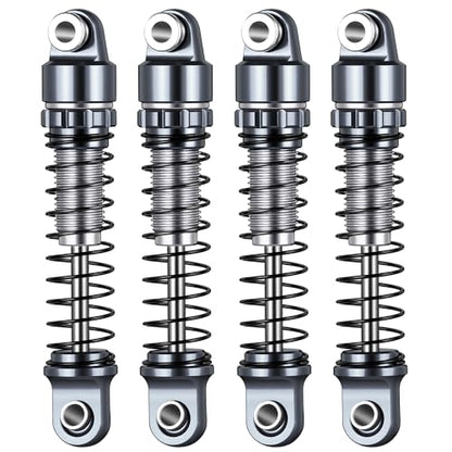 4PCS/1Set Aluminum Shocks 22mm 25mm 28mm Extended Absorber Damper 1/30th for AXIAL SCX30 RC Crawler Car Upgrade Parts - size: 25mm