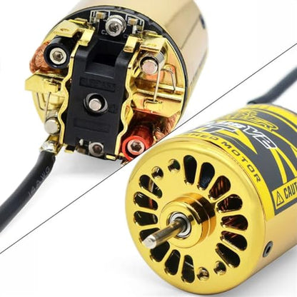 2S Rocket 540 Plus V2 20T 5 Slots Brushed Motor Shaft ø3.175mm for TRAXXAS TRX4 SCX10 1/10 Crawler RC Climbing Car - size: 20T