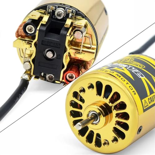 2S Rocket 540 Plus V2 16T 5 Slots Brushed Motor Shaft ø3.175mm for TRAXXAS TRX4 SCX10 1/10 Crawler RC Climbing Car - size: 16T