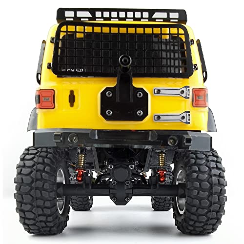 RCLIONS RC Shocks 48mm Adjustable Absorber Damper for 1:24th Axial SCX24 AXI90081 Deadbolt AXI00001 AXI00002 JLU CRC RC Crawler Car Upgrades - color: Titanium