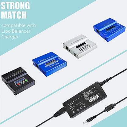 AC/DC Adapter DC 11V-18V for Imax B5 B6 Balancer Charger LED CCD CCTV Light Strip Lipo NiMh Li-ion Ni-Cd RC Battery Balance Digital Charger Discharger Power Supply Cord Cable