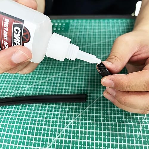 Toughened Super CA Glue, Professional Grade Cyanoacrylate Instant Adhesive, 2 oz. (56.8 Grams) - CA Glue for Rubber, Leather, Carbon Fiber, Speakers and Seals - size: 2 oz, style: Toughened