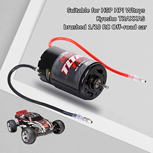 GoolRC 550 12T Brushed Motor for 1/10 HSP HPI WLtoys Kyosho Traxxas RC Off-Road Car - size: 12T