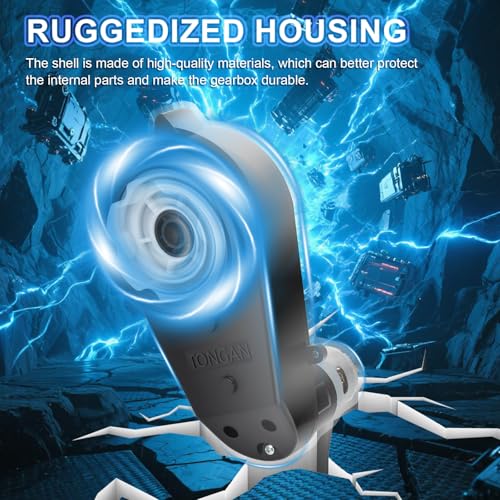 2Pcs 12V RS550 40000RPM Ride On Upgrade Motor Gearbox Powered Wheels Electric Motor High Speed Engine Jeep Upgrade Replacement Parts