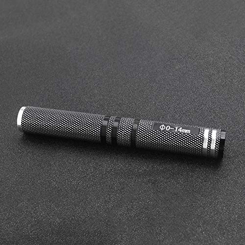 Hole Puncher Black Car Body Shell Hole Opener Expanding Reamer 0-13mm Puncher Drill DIY Tool with Size Indicator for RC Car Ship Aircraft Model