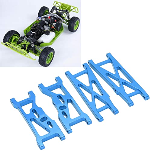Dilwe RC Suspension Arms, RC Aluminum Front and Rear Suspension Arms for 22S SCT 1/10 RC Short Course Truck Upgrade Parts(Blue)