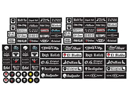 Bumper/Window Decals for RC Scale cralwer Accessory - 4 Styles to Choose from - for: Axial SCX10 II RC4WD Redcat Gen8 TRX4 Vanquish VS4-10 Stickers (Bumper Sticker) - color: Bumper Sticker