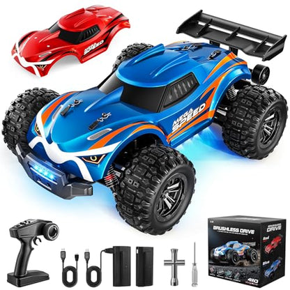 1/16 Brushless Fast RC Cars for Adults - Max 64KM/H Off Road Remote Control Car - High Speed 4X4 All Terrain RC Monster Trucks