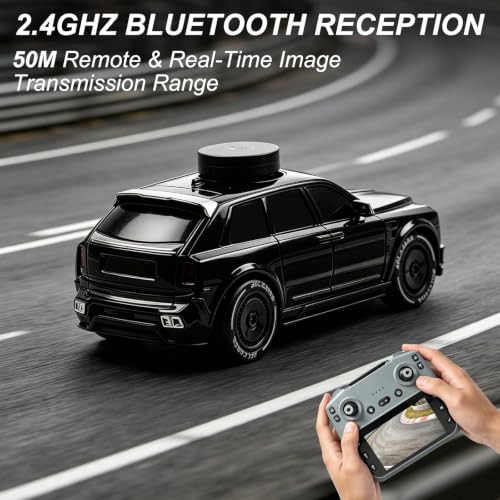 4.3" HD Screen FPV RC Car with Camera with 270° Rotatable Camera Up & Down | 1:20 Drift & Racing RC Cars 4 Wheel with 1080P, Dual Tires, Real Time Video Photos with 8GB TF Card, Gift for Kids Adults