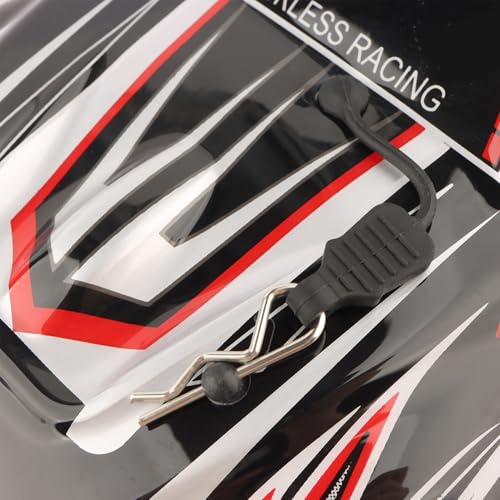 30 Pieces 1.2mm RC Cars Body Clips with Pull Tabs for 1:10 1:12 Traxxas Arrma Redcat Axial Losi HSP HPI Kyosho Trucks Upgrades & 1 PCS Hole Puncher Reamer for Body Shell Drills Tool - size: 1.2mm