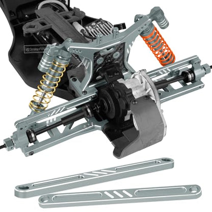 RC Upgrades Part for 1/10 ECX 2WD Series RC Car,Alloy Adjustable Turnbuckles Camber Links,Suspension Arms,Left Right Caster Blocks,Front Steering Block,Rear Stub Axle Carriers,Titanium - color: Titanium(1set)