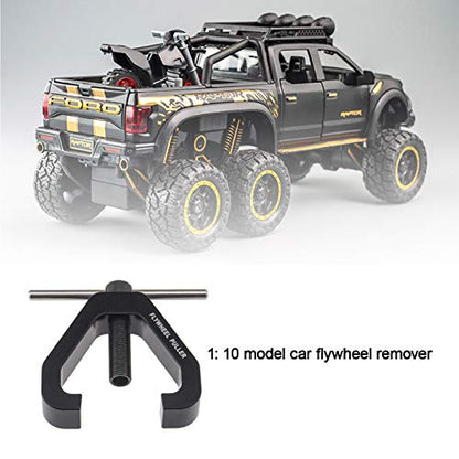 SING F LTD Black Nitro Gas Engine Flywheel Remover Puller Tool Rc Car Utility Wrench Tools for Rc 1/10 Vehicles Buggy Remote Control Toys