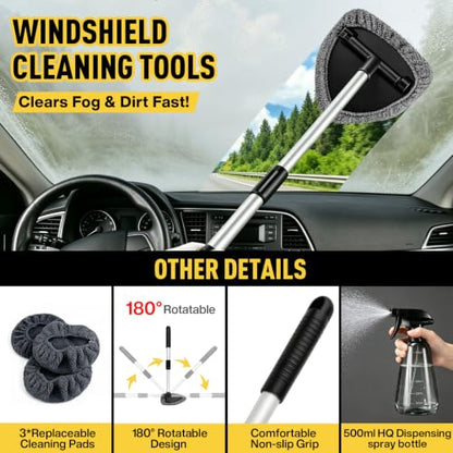 41Pcs Car Detailing Kit Interior with Drill Brush, Folding Bucket & Tote | Cleaning Set for Interior & Wheel Care, Portable, Fits Cars, Trucks & Motorcycles, Ideal for Diy Car Detailing, Yellow - size: 41Pcs