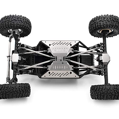 KYX Racing Stainless Steel Axle Protective Plate Frame Protector Chassis Guard Board Upgrades Accessories for RC Crawler Car Axial Capra Unlimited Trail Buggy UTB
