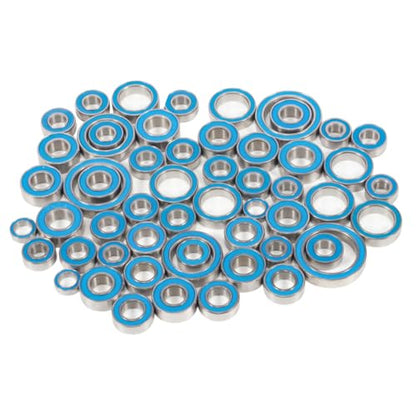 55Pcs Steel Sealed Bearing Set for 1/10 RC Crawler TRX6 G63 6x6 Chassis Axles Transmission Replacement Parts