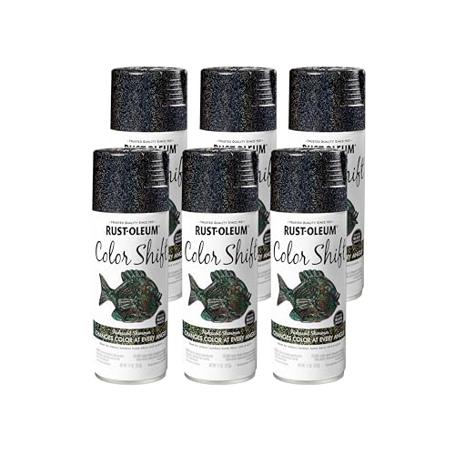 Rust-Oleum 384335 Specialty Color Shift Spray Paint, 11 oz,Iridescent Shimmer, 6 Pack - color: Iridescent Shimmer, size: 11 oz (Pack of 6)