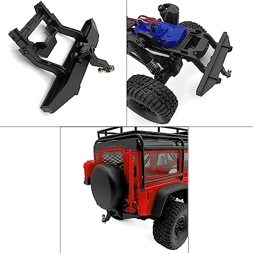 MOHERO RC Car Tow Hook Aluminum Alloy Tow Trailer Hitch Shackle Hook for 1/18 TRX4M Defender RC Crawler Car