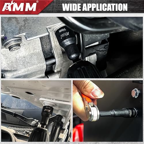 AMM 47PCS Magnetic Nut Driver & Screwdriver Bit Set, Includes Nut Driver Set for Impact Drill, Screwdriver Bit, Mini Ratcheting Wrench, Drill Bit Adapter & Bit Holder | 1/4" Hex Shank | Cr-V Steel - size: 47PC Magnetic Nut Driver & Screwdriver Bit Set