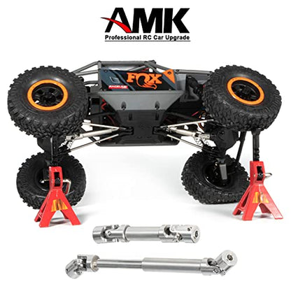 2pcs Universal Joint Driveshaft for 1/18 RC Rock Crawler Axial UTB18 Capra Unlimited Trail Buggy RC Steel Heavy Duty Drive Shaft