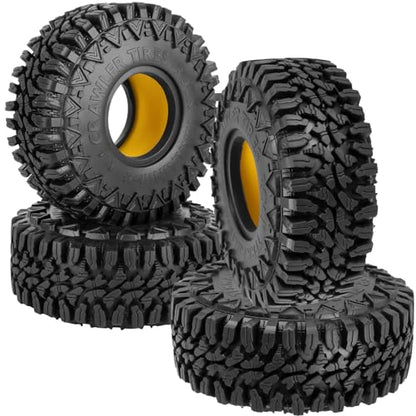 RC 1.9In Soft Rubber Wheel Tires for 1/10 RC Crawler Car SCX10 SCX10 II 90046 SCX10 III AXI03007 SCX10 Pro TRX4 TRX6 D90 Gen7/8 VS4-10 MST CFX,BRCatWPark 4Pcs Soft Rubber Wheel Tires-(D) - style: 4Pcs 1.9 Rubber Wheel - (D)