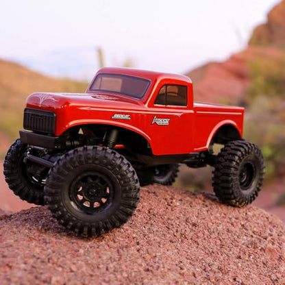 Redcat Racing Ascent 18 Brushless RC Rock Crawler – 4WD 1/18 RC Crawler with Portal Axles, High Steer Geometry, Waterproof ESC, LiPo Battery, RTR Hobby Grade RC Truck 4x4 - Red - color: Red
