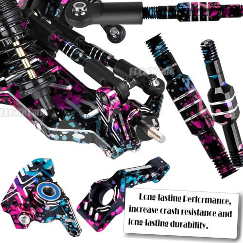 RC Upgrades Part for 1/10 Rustler Stampede (VXL) 2WD,A-Arm,Shock,Drive Shaft,Caster Block,Steering Blocks,Stub Axle Carriers,Steering Bellcranks,Links,Shock Tower,Front Bulkhead,Colour - color: Colour - (Rc Upgrades)