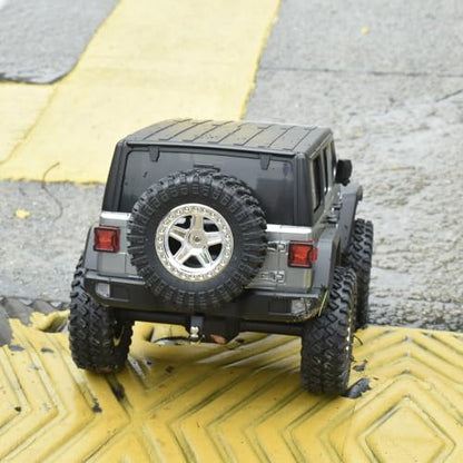 6.10in Wheelbase RC Body Shell for 1/18 ABS Hardtop Body (Grey) | TRX4M Body with Front Rear Bumpers for TRX4M Bronco Defender Chassis - color: Grey