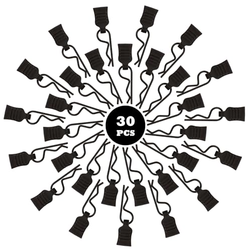 30-Pack Mini Clips RC Cars Body Clip Pins with Pull Tabs for 1/24 1/28 1/36 Scale Micro Trucks Compatible with Axial SCX24 Wrangler JLU CRC JT Gladiator FCX24 WLtoys K969 - color: 0.7mm