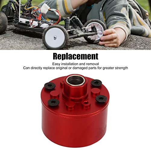 ARRMA 3S 4S 1/10 Differential Case, Aluminum CNC Machined Differential Housing Set, Hardened Lightweight Metal Upgrade for 1/10 RC Cars, Improves Heat Dissipation & Smooth Operation