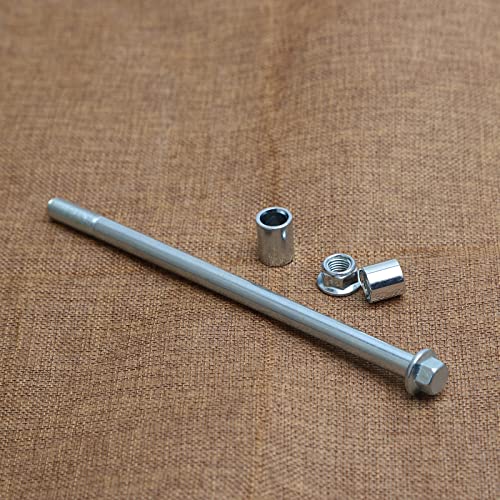 Mokuo 10mm 190mm Front Rear Axle with Bushing 6mm 15mm 20mm Fit for Motorcycle Pit Dirt Bike Moped Scooter QUAD ATV Mini Bike Parts - size: 10-190