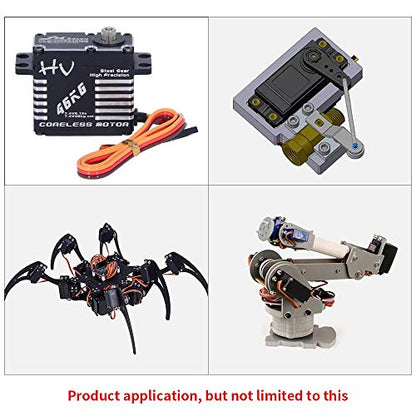 JX Servo CLS-HV7346MG 46KG Coreless Servo Motor 7.4V Digital Servo High Precision Steel Gear Full CNC Servo with 25T Servo Horn