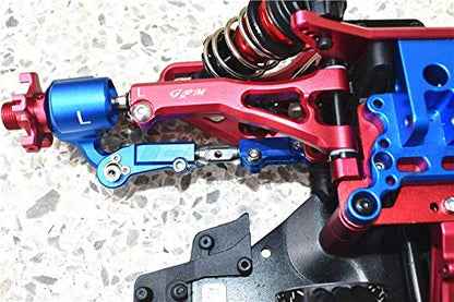 GPM For Arrma LIMITLESS/INFRACTION/TYPHON Upgrade Parts Aluminum Front Upper Arms - 2Pc Set Gray Silver