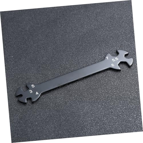 Multifunctional Rc Wrench Tool for Turnbuckles Black Rod Wrench for Rc Cars Handy Turnbuckle Adjustment Tool for Garage and Workshop Use