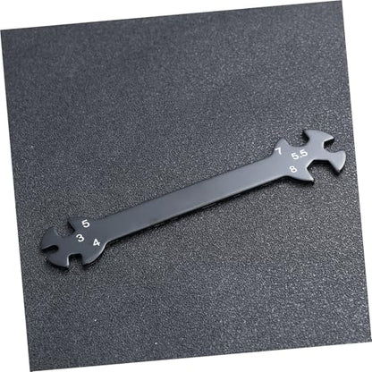 Multifunctional Rc Wrench Tool for Turnbuckles Black Rod Wrench for Rc Cars Handy Turnbuckle Adjustment Tool for Garage and Workshop Use