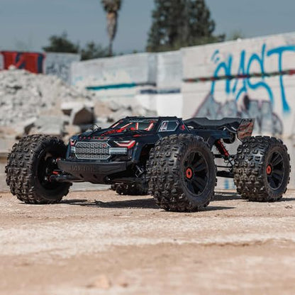 ARRMA RC Truck KRATON 4X4 8S BLX 1/5 Speed Monster Truck Black, RTR (Transmitter and Receiver Included, Batteries and Charger Not Included), ARA5808V2T1