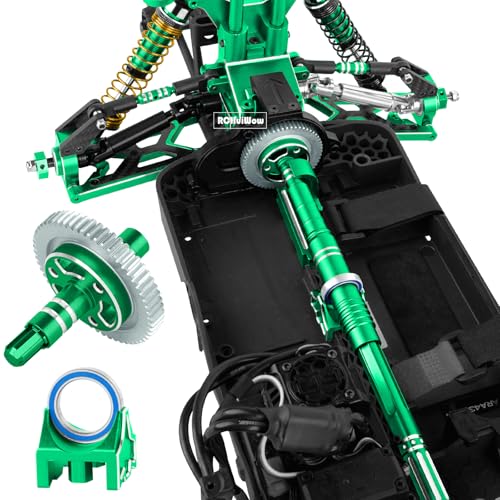 RC Upgrades Part for 1/10 Senton/Granite 3S &550,Shocks,Driveshafts,A Arms,Turnbuckles,Caster Block Set,Gearbox,25T Servo,58T Slipper,Center CVD &Support,Shock Towers,Steering,Green - color: Green(1set)