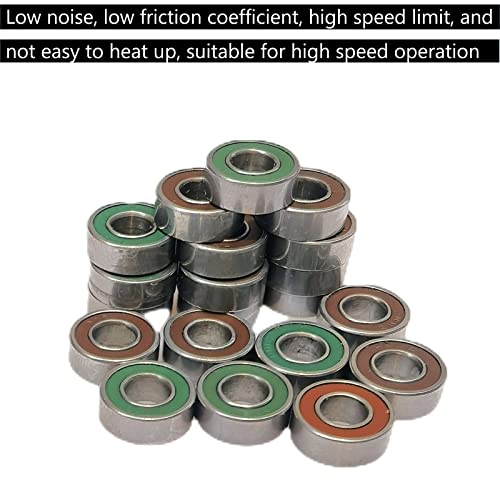 20 pcs MR115-2RS 5x11x4mm Replacement Precision Ball Bearings MR115 2RS