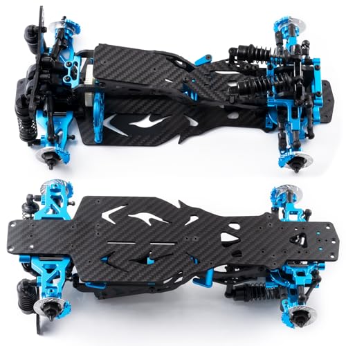 Alloy & Carbon RC Chassis Frame Body Kit for 1/10 Sakura D5 MINI+MR | RC Road Rear Wheel Drive Drift Car, Upgrades