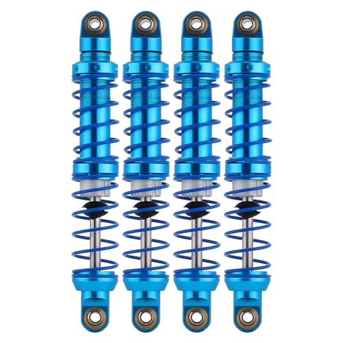 INJORA RC Shock Absorber Oil Adjustable Damper Set with Springs for 1/10 RC Truck Crawler Axial SCX10 TRX4 D90 (90mm) - size: 90mm