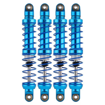INJORA RC Shock Absorber Oil Adjustable Damper Set with Springs for 1/10 RC Truck Crawler Axial SCX10 TRX4 D90 (90mm) - size: 90mm