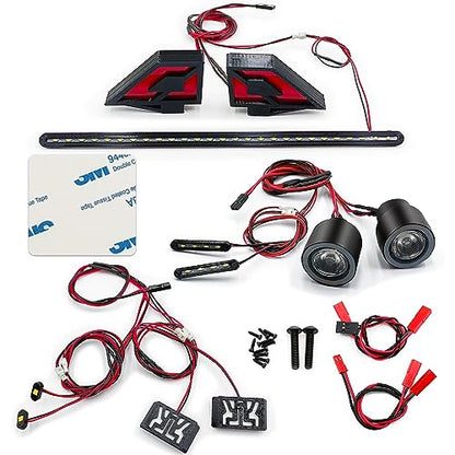 RC LED Light Kit Headlight Taillights Side Light | For 1/7 Felony 6S RC Car, Upgrades Accessories