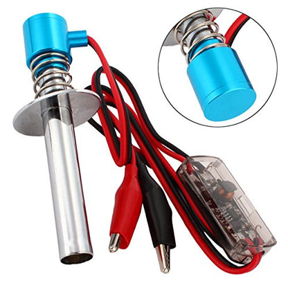 Blue Electronic Glow Plug Starter Igniter 6V-24V for RC Boat Car Nitro 4WD